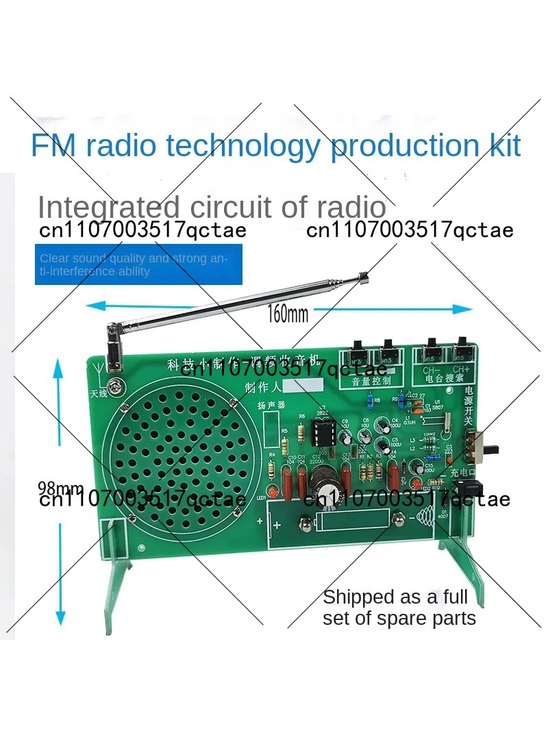 Kit Radio FM FM FM elektronik  - Diy Electronics Radio ulasan dan harga
