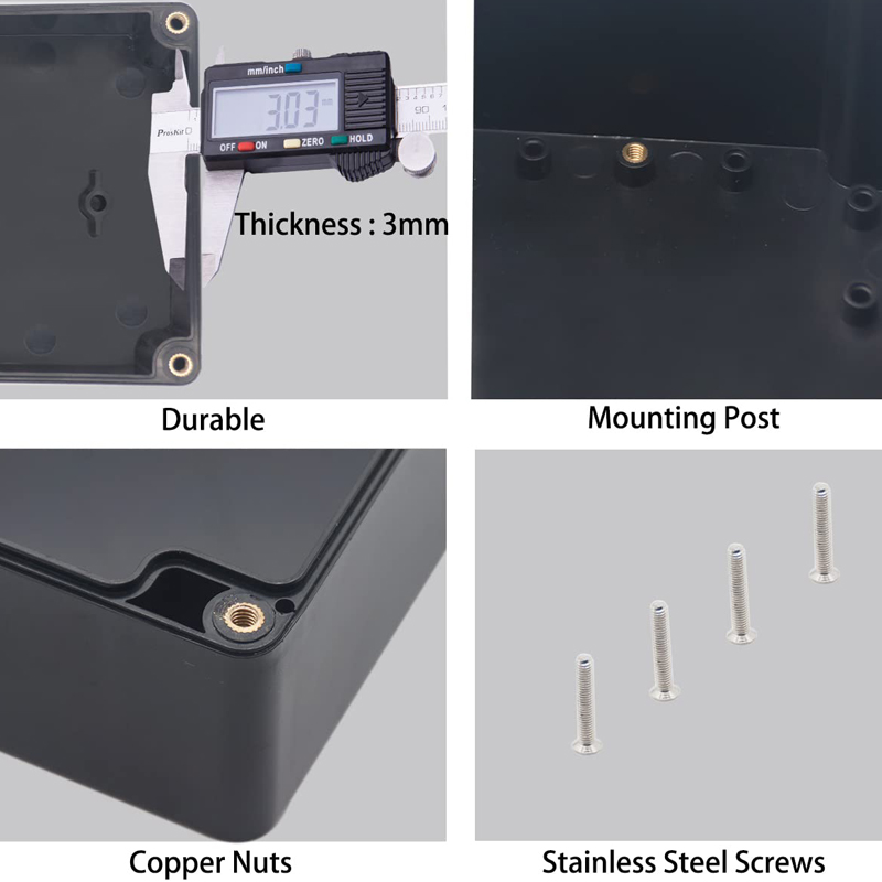 Kotak sambungan listrik plasti - Diy Enclosure For Electronics ulasan dan harga